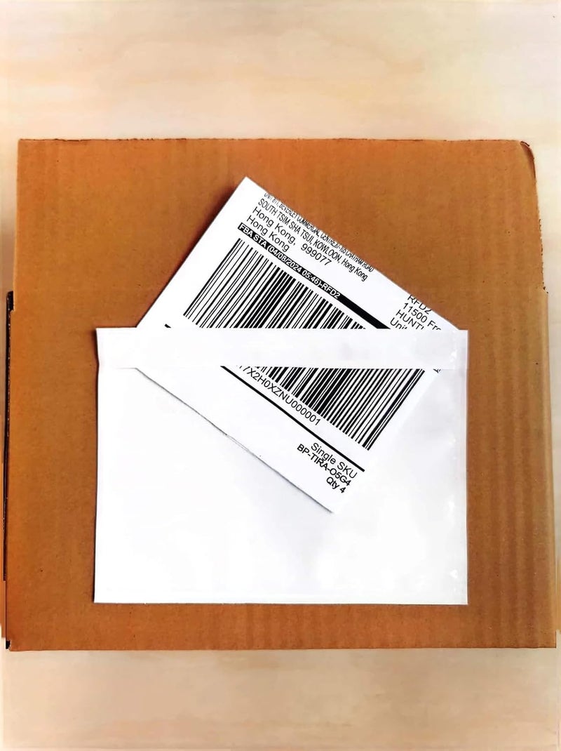 FEILONG PACKAGING 1000 Pcs 7.5”x 5.5” Packing List Envelope Pouches, Clear Packing Envelopes for Shipping and Mailing, Pouch Enclosed Bags with Packing Slips Invoice Label - Image 3